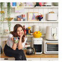 Beautiful 6 Quart Touchscreen Air Fryer, White Icing by Drew Barrymore
