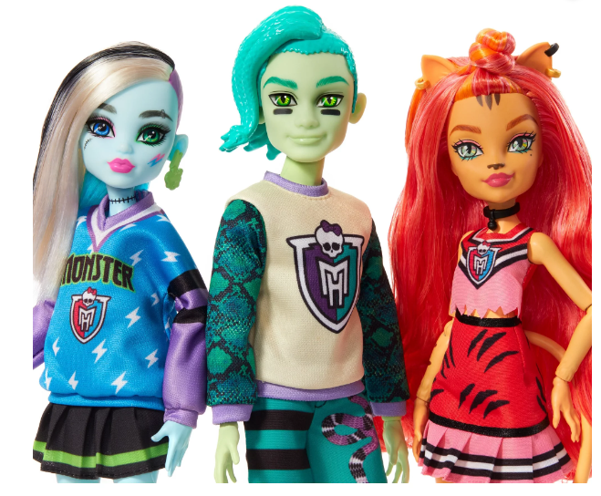 Monster High Doll 6-Pack, Ghoul Spirit Sporty Collection for Child 4Y+