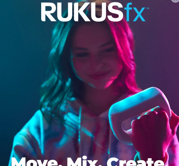 RUKUSfx Motion-Controlled Music Mixer, Lights and Sounds Music, Kids Toys for Ages 6 Up, Gifts and Presents