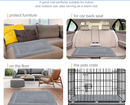 Hero Dog Large Dog Bed Crate Mat 47 in Washable Pet Beds Soft Dog Mattress Anti-Slip Kennel Mats (Gray)