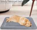 Hero Dog Large Dog Bed Crate Mat 47 in Washable Pet Beds Soft Dog Mattress Anti-Slip Kennel Mats (Gray)