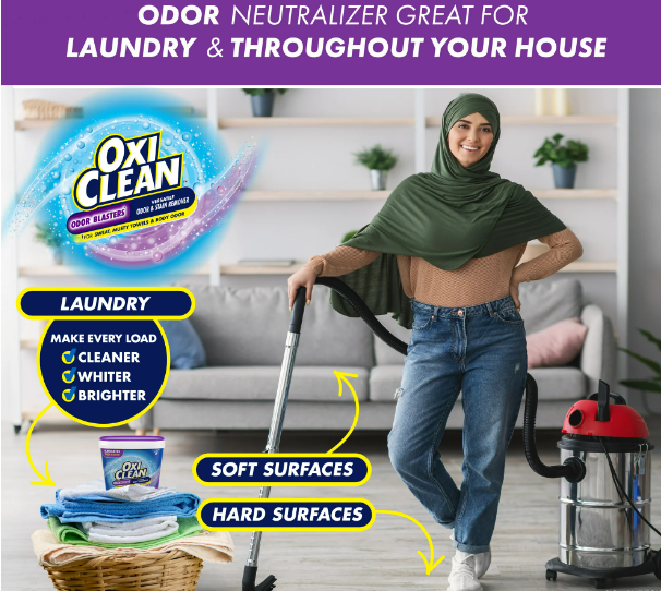 OxiClean Odor Blasters Versatile Stain Remover, 3 lb