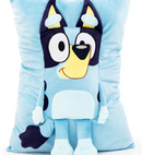 Bluey Snuggle 3D Pillow, Bluey the dog, 100% Microfiber
