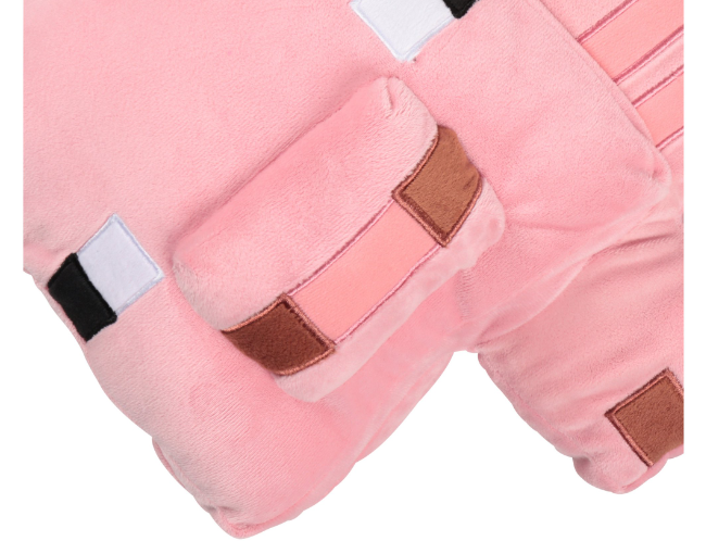Minecraft Plush Pig Pillow Buddy, 100% Microfiber, Pink