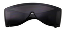 grinderPUNCH Extra Large Dark Lens Fit Over Rx Glasses Adult Safety Sunglasses Men Women