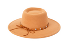 No Boundaries Adult Women's Mocha Studded Band Fedora