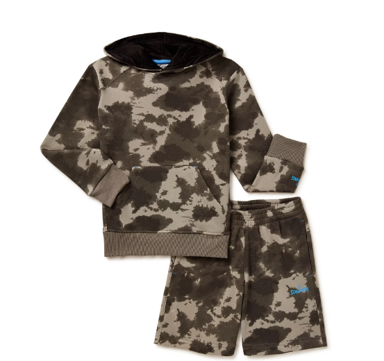 Spalding Boys Fleece Pullover and Shorts Set, 2-Piece, Sizes 4-18 Husky