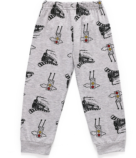 Little Hand Boys Pajamas 100% Cotton Kids Train 2 Piece Pjs Sleepwear Toddler Boy Clothes Sets 6t