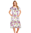 JEFFRICO Womens Nightgowns Sleepwear Soft Pajama Dress Nightshirts