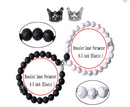 IEFSHINY Couples Bracelets King & Queen Crown Magnetic Couple Bracelets His and Her Lover Bracelet Jewelry Valentine's Day Gift
