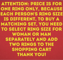 Couple's Matching Ring "His Queen" or "Her King", Men's or Women's Matching Engagement Wedding Band in Stainless Steel, Comfort Fit