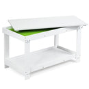 Solid Wood Kids Activity Play Table Block Table Multifunction W/Storage HW64632
