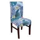 Spandex Elastic Dining Chair Cover With Back Universal Stretch Slipcover Chair Covers