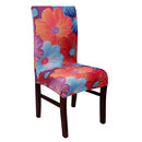Spandex Elastic Dining Chair Cover With Back Universal Stretch Slipcover Chair Covers
