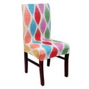 Spandex Elastic Dining Chair Cover With Back Universal Stretch Slipcover Chair Covers