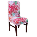 Spandex Elastic Dining Chair Cover With Back Universal Stretch Slipcover Chair Covers