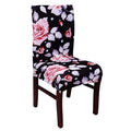 Spandex Elastic Dining Chair Cover With Back Universal Stretch Slipcover Chair Covers