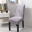 Spandex Elastic Dining Chair Cover With Back Universal Stretch Slipcover Chair Covers