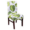 Spandex Elastic Dining Chair Cover With Back Universal Stretch Slipcover Chair Covers
