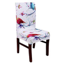 Spandex Elastic Dining Chair Cover With Back Universal Stretch Slipcover Chair Covers
