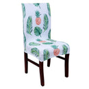 Spandex Elastic Dining Chair Cover With Back Universal Stretch Slipcover Chair Covers