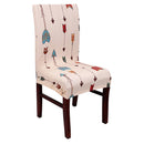 Spandex Elastic Dining Chair Cover With Back Universal Stretch Slipcover Chair Covers