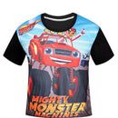 Supermen T Shirt For Boys O-Neck Short-Sleeve Cartoon Tees Kids Designs