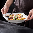 6/12-Piece White Porcelain Soup Plate Set Salad Fruit Vegetable Dishes Bowls Dinnerware Set Service For 6person