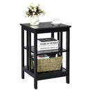 3-tier Side Table Nightstand Sofa End Table Storage Display Shelf