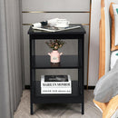 3-tier Side Table Nightstand Sofa End Table Storage Display Shelf