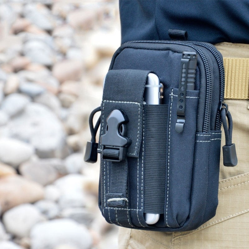 Universal Outdoor Tactical Holster Military Molle Hip Waist Belt Bag Wallet Pouch
