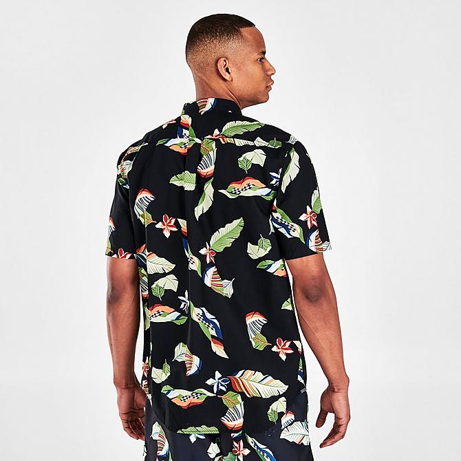 MEN'S VANS LUCID FLORAL SHORT-SLEEVE BUTTON-DOWN SHIRT