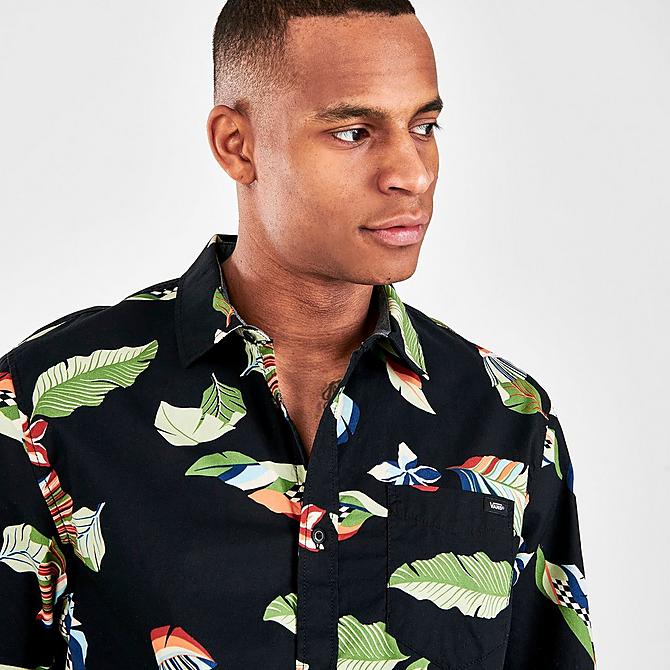 MEN'S VANS LUCID FLORAL SHORT-SLEEVE BUTTON-DOWN SHIRT