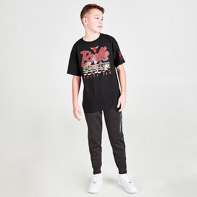 Kids' Mitchell & Ness x Space Jam Chicago Bulls NBA Whole Squad T-Shirt