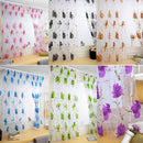 curtain living room window  1 PCS Vines Leaves Tulle Door Window Curtain Drape