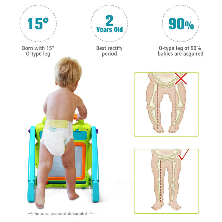 3 in1 Kids Activity Sit to Stand Musical Learning Walker