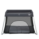 Lightweight Foldable Baby Playpen with Carry Bag - Dark Gray