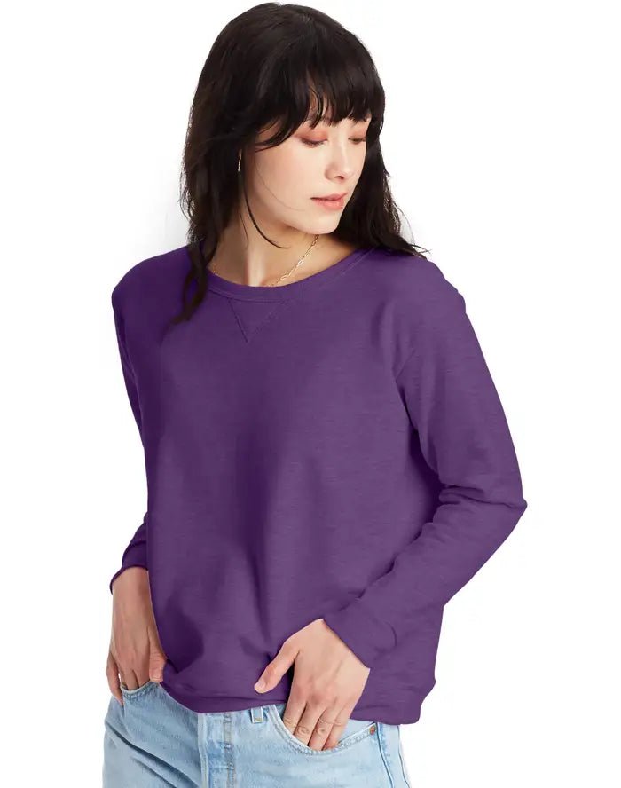 Hanes ComfortSoft® EcoSmart® Women's Crewneck Sweatshirt