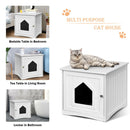 Sidetable Nightstand Weatherproof Multi-function Cat House