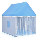 Kids Play Tent Large Playhouse Children Play Castle Fairy Tent Gift with Mat (pink)