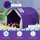 Kids Galaxy Starry Sky Dream Portable Play Tent with Double Net Curtain (Purple)