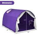 Kids Galaxy Starry Sky Dream Portable Play Tent with Double Net Curtain (Purple)