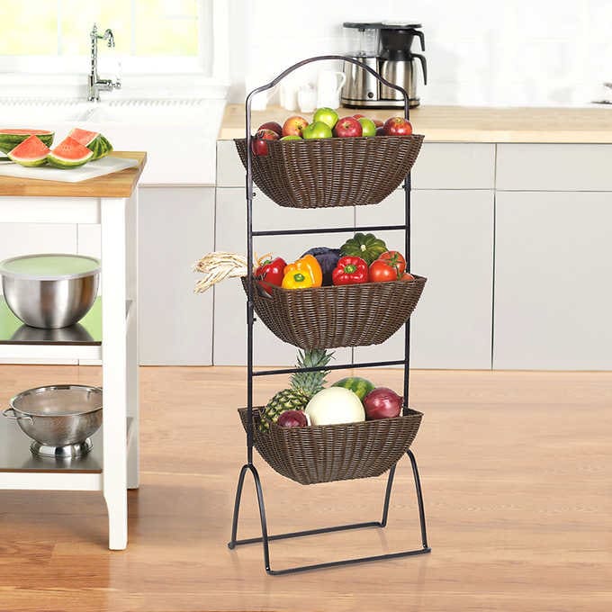 Gourmet Basics by Mikasa Brinley 3-tier Market Basket