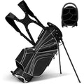 Golf Stand Cart Bag with 6-Way Divider Carry Pockets