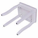 White Makeup Dressing Table Vanity Desk and Stool Set with Square Mirror and 3 Drawers Dresser Vanity Table HW55561BK