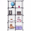 DIY Organizer Wire Storage Cubes Of 8 Shelves Wardrobe Organizer Bookcase HW56102