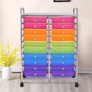 20 Drawers Rolling Cart Storage Scrapbook Paper Studio Organizer Mutli Color Home Furniture HW56501