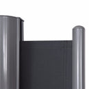 237"x 63" H Patio Retractable Double Folding Side Awning Screen Divider