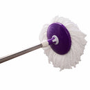Lot Of 2 Replacement Mop Micro Head Refill For 360 Degree Easy Magic Microfiber Spinning Floor Mop Head CL11589