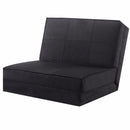 Convertible Fold Down Chair Flip Out Lounger Sleeper Bed Couch Game Dorm Guest Home Furniture HW52445